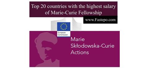 Marie Curie postdoctoral Fellowship 2020 Salary provides Fellows with a monthly stipend of 4,880 euros and other non-monetary benefits. . Marie curie postdoc fellowship salary